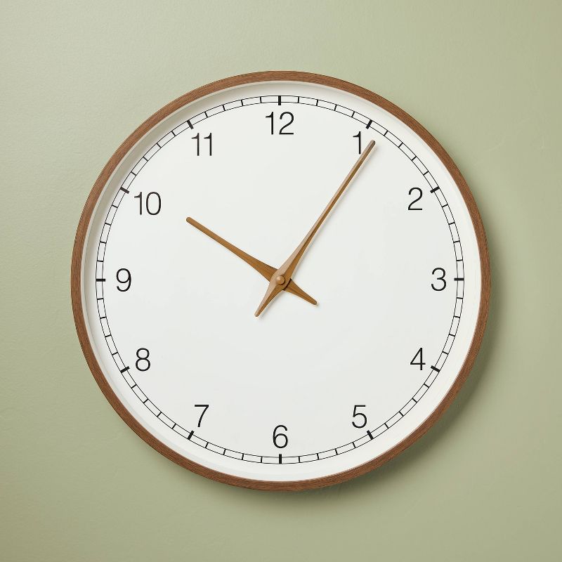 Large 3D Wooden Wall Clock